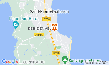 Karte Saint Pierre Quiberon Haus 106018