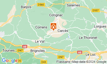 Karte Cotignac Villa 125003