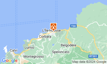 Karte Location Ile Rousse Appartement 86870