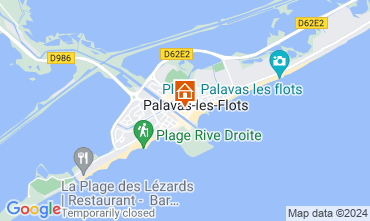 Karte Palavas-les-Flots Appartement 104876
