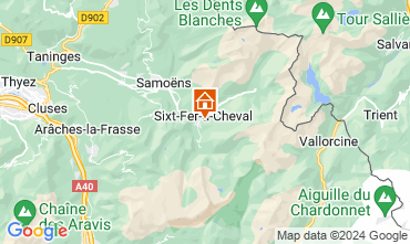 Karte Sixt Fer  Cheval Chalet 116957