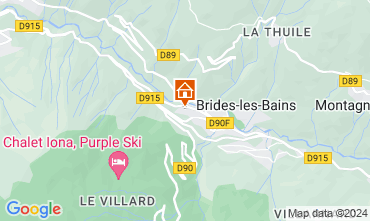 Karte Brides Les Bains Studio 126427