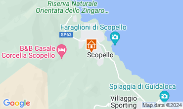 Karte Scopello Appartement 125921