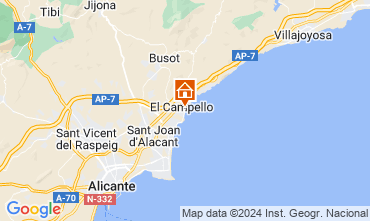 Karte El Campello Appartement 113561