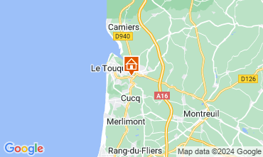 Karte Le Touquet Appartement 128883