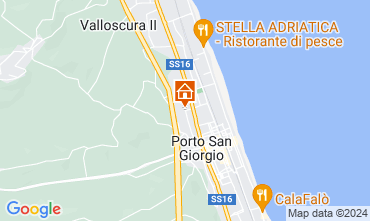 Karte Porto San Giorgio Appartement 76220