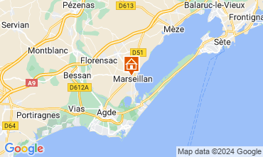 Karte Marseillan Haus 128253