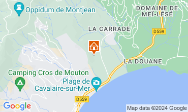 Karte Cavalaire-sur-Mer Appartement 83249