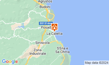 Karte La Caletta Appartement 72805