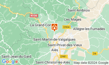 Karte Saint-Martin-de-Valgalgues Haus 123707