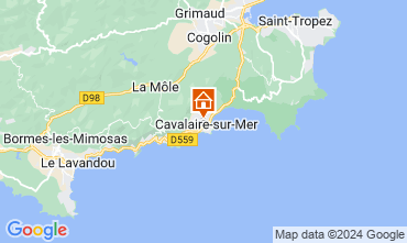 Karte Cavalaire-sur-Mer Villa 123584