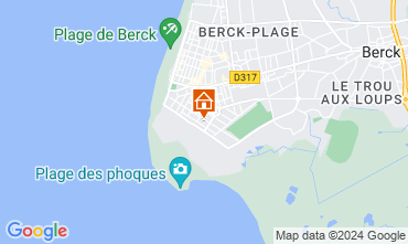 Karte Berck-Plage Studio 128278