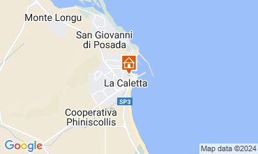 Karte La Caletta Appartement 128766