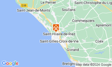 Karte Saint Hilaire de Riez Haus 68573